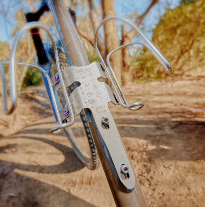 Botched Bikes Dragonfly Cage (titanium) - Image 5