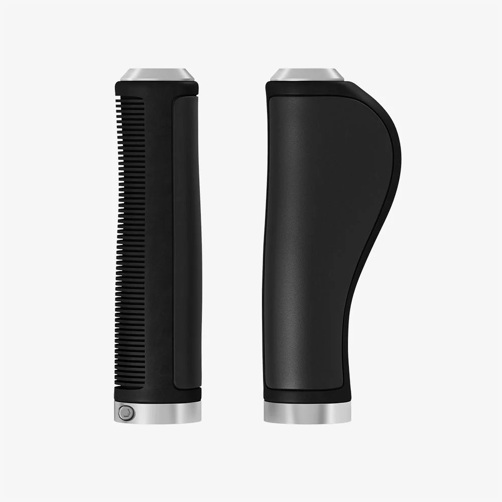 Brooks Ergonomic Leather Grips 130mm Black - Image 2