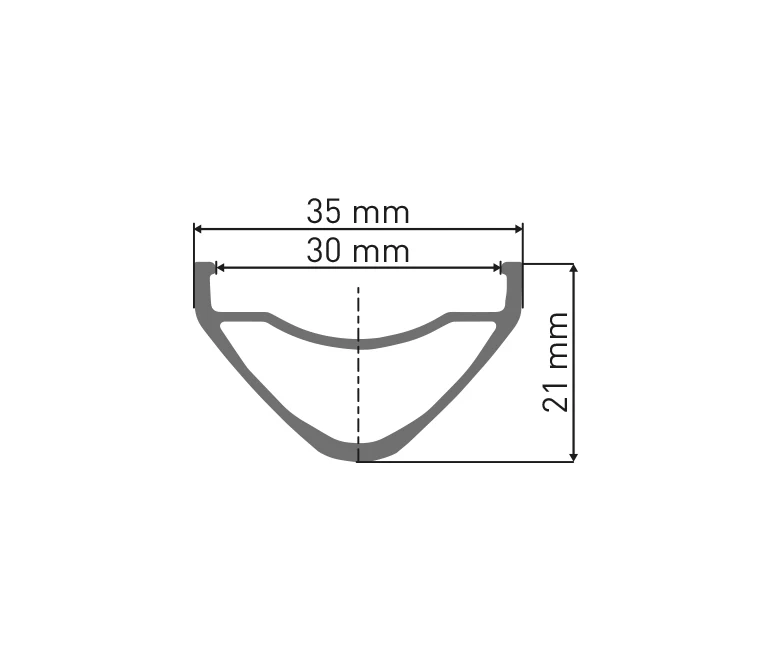DT Swiss FR541 Rim Silver 30mm - Image 2